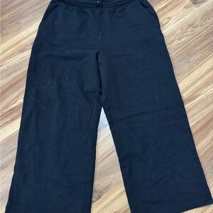 Black Wide-Leg Pants